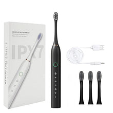 Load image into Gallery viewer, Electric Sonic Toothbrush Rechargeable for Adults 6 Modes Electronic Tooth Brushes Smart Timer with Replacement Heads Waterproof
