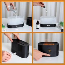 Load image into Gallery viewer, Flame Essential Oil Diffuser Air Humidifier Aromatherapy Fragrance and Scent Aroma Diffuser Electric Smell for Home Freshener
