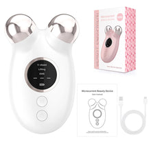 Load image into Gallery viewer, Facial Massager EMS Microcurrent Lifting Device Face Roller Anti Wrinkle V Shape Lift Chin-up Face Lift Machine Skincare Tool
