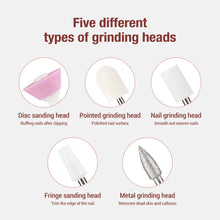 Load image into Gallery viewer, Professional 18000RPM Electric Portable Nail Drill Machine USB Rechargeable Low Noise Nail Sander File for Manicure Salon Tools
