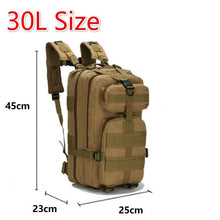 Load image into Gallery viewer, 30L/50L 1000D Nylon Waterproof Backpack Outdoor Military Rucksacks Tactical Sports Camping Hiking Trekking Fishing Hunting Bag
