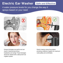 Load image into Gallery viewer, Electric Ear Cleaner Kit USB Rechargeable Water Washer Syringe Irrigation Ear Washer For Adults Kids Ear Cleaner
