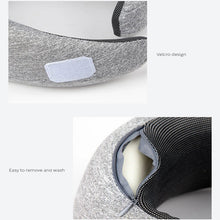 Load image into Gallery viewer, U-shaped Portable Auto Headrest Pillow Adjustable Traveling Sleeping Airplane Pillow Travel Car Neck Memory Foam Pillow Long Lasting

