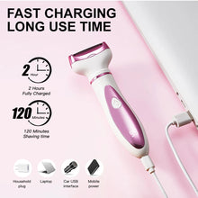 Load image into Gallery viewer, 4 In 1 Electric Lady Shaver Body Hair Removal Epilator Painless Cordless Trimmer Razor Gifts For Women
