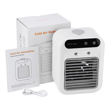 Load image into Gallery viewer, 3 In 1 Fan AIr Conditioner Household Small Air Cooler LED Night Light Portable Humidifier Air Adjustment Fan Office Home Fan New
