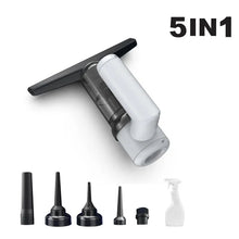 Load image into Gallery viewer, Car Vacuum Cleaner 5 in1 Lightweight Force Tool Machine for Bathroom Glass Large Capacity Multi-function Batter Vacuum Cleaner
