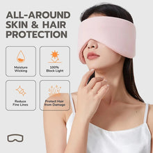 Load image into Gallery viewer, Adjustable Silk Sleep Mask for Total Blackout Unisex Full Size Large Blindfold for All Night Sleep Travel and Nap
