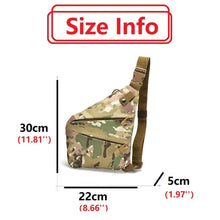 Load image into Gallery viewer, Army bags Camouflage Tactical Bag Single Shoulder Bags for Men Waterproof Nylon Crossbody Bags Male Messenger Bag Chest Bags
