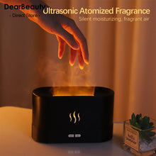 Load image into Gallery viewer, 180ML Aroma Diffuser Air Humidifier Ultrasonic Cool Mist Maker Fogger Sooth Sleep Atomizer LED Flame Lamp Essential Oil Diffuser
