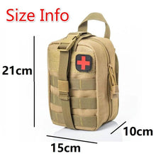 Load image into Gallery viewer, Aid Pouch First-Aid Kit Accessory Bag Tactical Waist Pack Multi-Purpose Outdoor Mountaineering Life-Saving Bag
