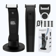 Load image into Gallery viewer, Electric Beard Trimmer Razor for Men Trim Edge Shave Wet or Dry with Waterproof Design – Adjustable Guard Body Hair Trimmer
