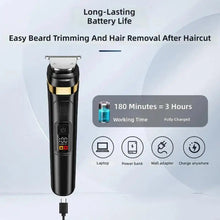 Load image into Gallery viewer, Professional Electric Hair Clippers Barber Cutting Machine Multifunctional Men Hair Trimmer For Smooth Shaving Experience
