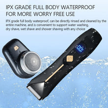 Load image into Gallery viewer, Men's Electric Groin Hair Trimmer Pubic Hair Trimmer Body Grooming Clipper for Men Bikini Epilator Rechargeable Shaver Razor
