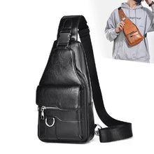 Load image into Gallery viewer, Men Cross Body Bag Sling Backpack Fashion Retro Travel Male Side Messenger Shoulder Chest Bag
