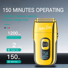 Load image into Gallery viewer, Professional Beard Trimmer Electric Razor Portable Shaving Machine Reciprocating Hair Trimmer Shaver for Men
