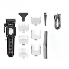 Load image into Gallery viewer, Electric Hair Clipper Transparent Body Hair Trimmer LED Intelligent Digital Display Electric Push Shear Powerful
