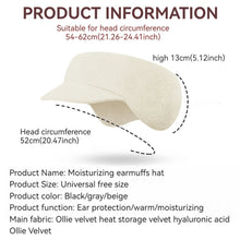 Load image into Gallery viewer, Earmuffs with Brim Cycling Running Bicycle Ski Double Layer Ear Warmer Plush Windproof Headwear Soft Warm Sports Headband Women
