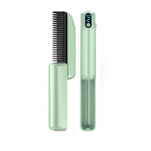 Load image into Gallery viewer, Negative Ion Hair Straightener Styling Comb Electric Hair Brush With Negative Ion LED Display 30s Fast Heating Constant
