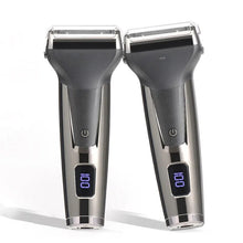 Load image into Gallery viewer, Electric Shaver Men's Smart Digital Display USB Reciprocating Double-blade Electric Shaver Electric Razor Set Led Display
