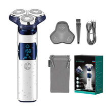 Load image into Gallery viewer, Floating Rotary Blades Shaving Machine Rechargeable Professional Electric Shaver for Men
