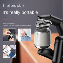 Load image into Gallery viewer, Rotary Electric Mini Shaver Men Washable Razor Bald Head Shavers Multifunction Grooming Kit Rechargeable Shaving Machine
