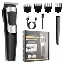 Load image into Gallery viewer, Professional Men's Hair Clipper Retro Oil Head Hair Cutting Gallery Carving Pusher USB Hairdresser for Men Barber
