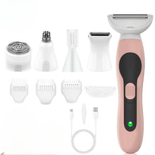 Load image into Gallery viewer, 5-in-1 Women's Multifunctional Electric Epilator Rechargeable Hair Removal Shaver Eyebrow Trimmer Nose Hair Trimmer
