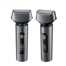 Load image into Gallery viewer, Professional Electric Razor Waterproof Beard Trimmer Portable Razor Reciprocating Rechargeable Shaver for Men
