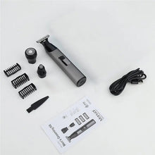 Load image into Gallery viewer, Dual-Sided Blade Body Hair Trimmer For Men With Innovative Perforated Design, Grooming Kit Includes Detachable Magnetic Head
