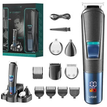 Load image into Gallery viewer, All In 1 Beard Hair Trimmer For Men Grooming Kit Electric Shaver Body Trimmer Edge Nose Ear Trimmer Eyebrow Rechargeable
