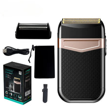 Load image into Gallery viewer, Electric Shaver for Men Twin Blade Waterproof Reciprocating Cordless Razor USB Rechargeable Shaving Machine Barber Trimmer

