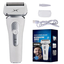 Load image into Gallery viewer, Electric Shaver Rechargeable Shaver Men's Beard Shaver Wet and Dry Dual-use Waterproof
