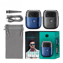 Load image into Gallery viewer, Hair Trimmer Professional Waterproof Travel Mini Beard Trimmer IPX7 Portable Reciprocating Foil Trimmer for Men
