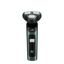 Load image into Gallery viewer, Electric Shavers for Men Portable Power Display 3D Floating Blade Full Body Washable Gifts USB Rechargeable Shaver

