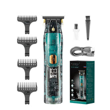 Load image into Gallery viewer, Hair Trimmer Professional Trimmer Rechargeable Hair Clipper Waterproof Hair Cutting Machine T-Blade Trimmer for Men
