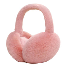 Load image into Gallery viewer, Soft Plush Ear Warmer Winter Warm Earmuffs Solid Color  Ear Cover Outdoor Cold Protection Ear-Muffs Folding Earflap Fashion
