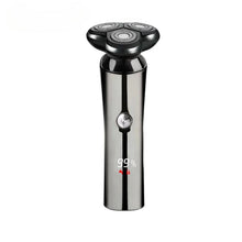 Load image into Gallery viewer, 3 Blades Electric Shaver Men Rechargeable Rotary Floating Razor Beard Hair Trimmer LCD Display Shaving Machine Wet and Dry

