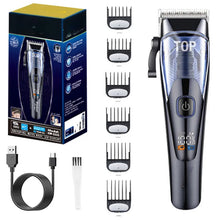 Load image into Gallery viewer, Professional Hair Clipper Adjustable Hair Trimmer For Men Barber Shop Electric Beard Haircut Machine Rechargeable
