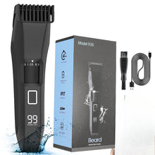 Load image into Gallery viewer, Men's Electric Groin Hair Trimmer Pubic Hair Trimmer Body Grooming Clipper Bikini Epilator Rechargeable Shaver Razor
