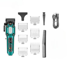 Load image into Gallery viewer, Electric Hair Clipper Transparent Body Hair Trimmer LED Intelligent Digital Display Electric Push Shear Powerful
