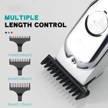 Load image into Gallery viewer, Hair Clipper Rechargeable Hair Cutting Machine Cordless Hair Trimmer Electric Barber 0mm Cutting Blade Clipper for Men
