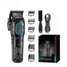 Load image into Gallery viewer, Hair Clipper Intelligent LED Digital Display Powerful Power Hair Trimmer Hair Salon Home Carving Electric Push Shear
