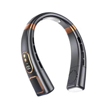 Load image into Gallery viewer, Portable Hanging Neck Fan 4000 MAh Battery Below 40 DB Rechargeable Outdoor Home Camping Mini Fan  Brushless Motor Neckband Fan

