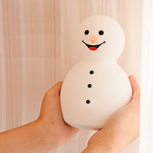 Load image into Gallery viewer, Christmas Snowman Music Night Light Rechargeable Portable
