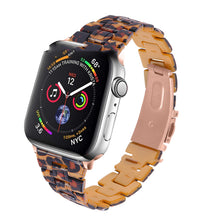 Load image into Gallery viewer, Smart Slim Resin Three Bead Stainless Steel Watch Strap
