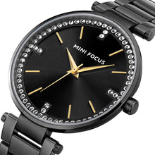 Load image into Gallery viewer, Women's Quartz Diamond Movement Calendar Waterproof Watch
