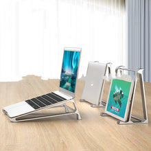 Load image into Gallery viewer, Portable Laptop Holder Stand Base Aluminum Alloy Notebook Riser
