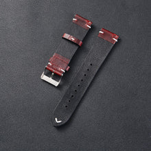 Load image into Gallery viewer, Six-color Retro Oil Wax Discoloration Leather Watch Strap
