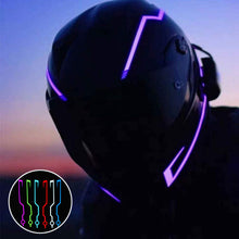 Load image into Gallery viewer, Diy Motorcycles Helmet Led Strip Reflector Cold Light Film

