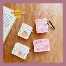 Load image into Gallery viewer, Peach Earphone Case 1 2 Generation Pro Protective Case
